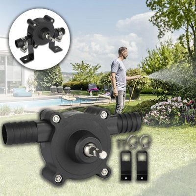 Bomba de Agua Accionada por Taladro - 20-30 L/min, 12x6x4 cm | ROTOPUMP