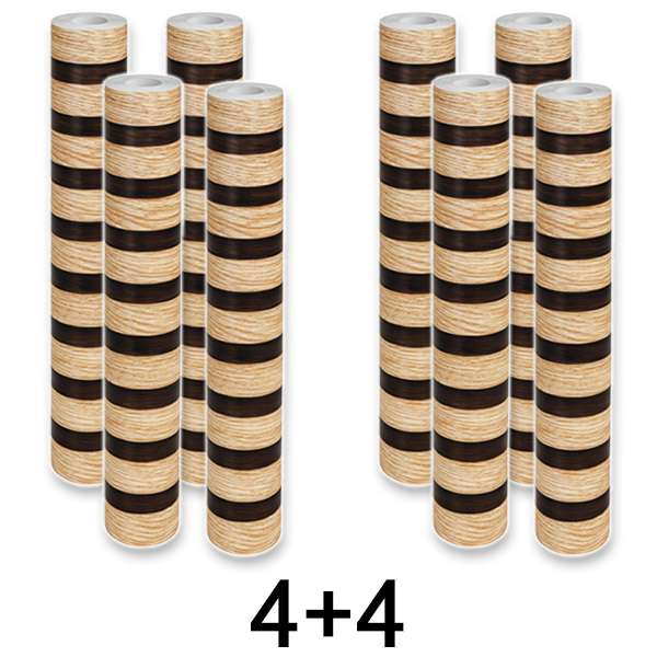 4x Panel de pared autoadhesivo con efecto madera | LINEWALL 1+1 GRATIS