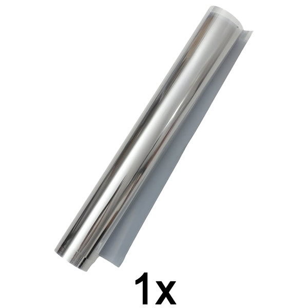 1x Papel de aluminio transparente autoadhesivo (45 x 200 cm) | FOILBLISS