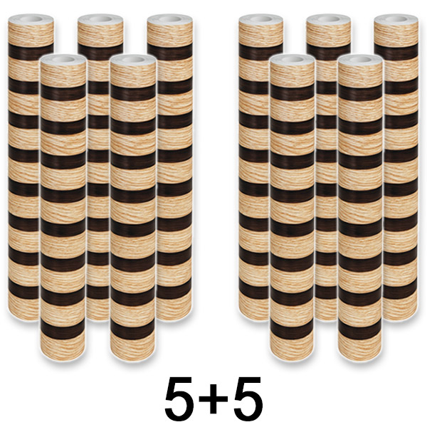 5x Panel de pared autoadhesivo con efecto madera | LINEWALL 1+1 GRATIS